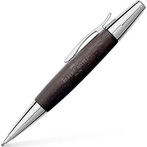 Faber-Castell nyomósiron FC-Töltőceruza E-motion körtefa/krómozot t fém test fekete csavar mechanikával 13