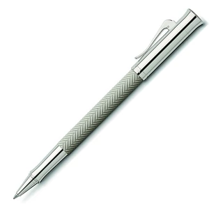 Faber Castell rollertoll ródiu GVFC Guilloche Ciselé ródium bevonatú világos szürke 146712