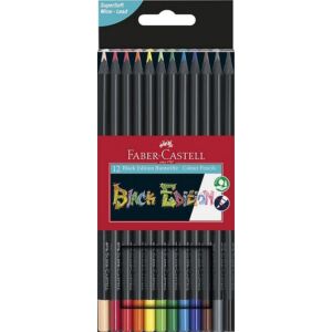 Faber-Castell színes ceruza 12db Black Edition fekete test 116412