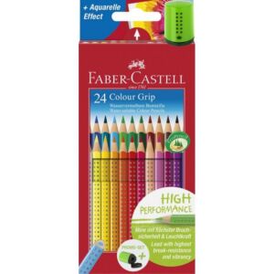 Faber-Castell színes ceruza 24db -os FC-ceruza készlet Grip + hegyező 201750