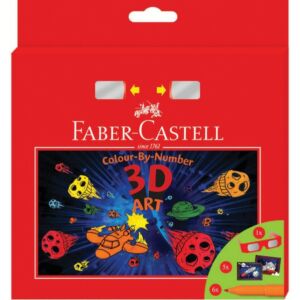 Faber-Castell színes ceruza FC-Színező készlet 3D (3D színező kártya ,filctoll,3D szemüveg) 155081 155081