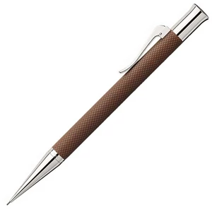 Faber Castell töltőceruza GVFC Guilloche ródium bevonatú konyak színű csavar mechanikával 136535
