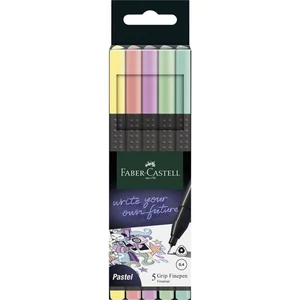 Faber Castell tűfilc készlet 5db-os 0,4mm GRIP pasztell