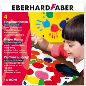 Eberhard Faber ujj festék 4db-os kimosható E578804