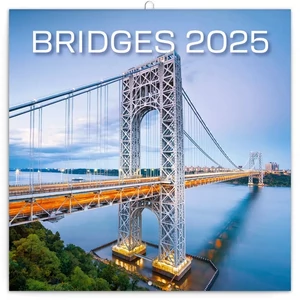 Falinaptár 2025 Bridges lemeznaptár 30×30cm Realsystem 2025 kollekció!