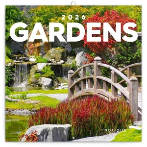 Falinaptár 2026 Gardens lemeznaptár 30×30cm Realsystem 2026 kollekció!