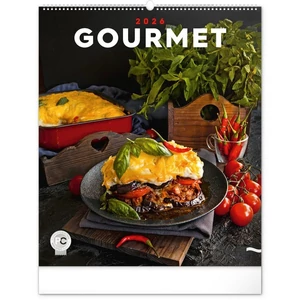 Falinaptár 2026 Gourmet spirálos 48×56cm Realsystem 2026 kollekció!
