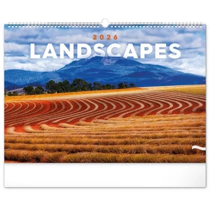 Falinaptár 2026 Landscapes spirálos 48×33cm Realsystem 2026 kollekció!