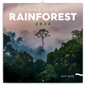 Falinaptár 2026 Lemeznaptár Amazing Rainforest  30×30cm Realsystem 2026 kollekció!