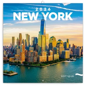Falinaptár 2026 New York lemeznaptár 30×30cm Realsystem 2026 kollekció!