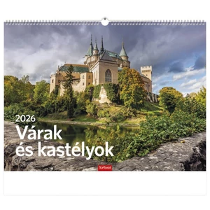 Falinaptár 2026 T093 Európai Kastélyok Toptimer 2026 kollekció!