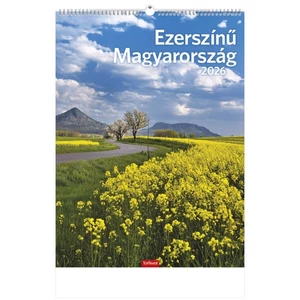 Falinaptár 2026 T093 Ezerszínű Magyarország Toptimer 2026 kollekció!