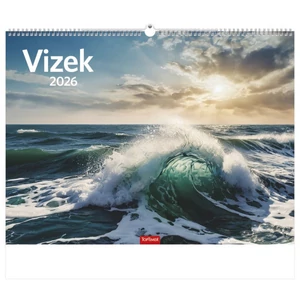 Falinaptár 2026 T093 Vizek Toptimer 2026 kollekció!