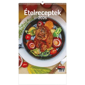 Falinaptár 2026 T094 Ételreceptek Toptimer 2026 kollekció!
