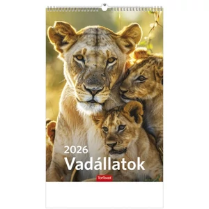 Falinaptár 2026 T094 Vadállatok Toptimer 2026 kollekció!