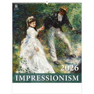 Falinaptár 2026 T096 Impressionism Toptimer 2026 kollekció!