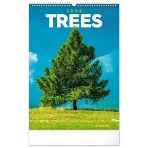 Falinaptár 2026 Trees spirálos 33×46cm Realsystem 2026 kollekció!