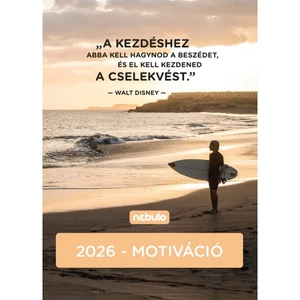 Falinaptár B4 spirál 2026 Motiváció