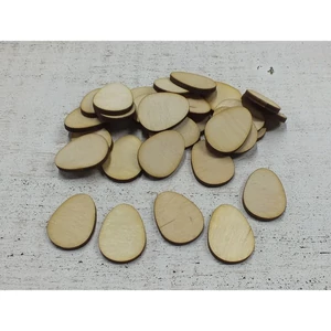 Fatábla felirat, Fa figura tojás 3cmx3mm 30db/cs