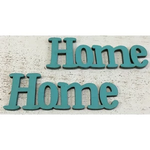 Fatábla felirat Home türkiz 2db/cs