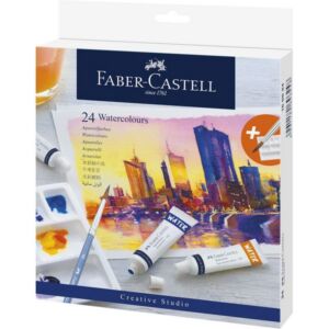Faber Castell vízfesték 24 db-os tubusos 