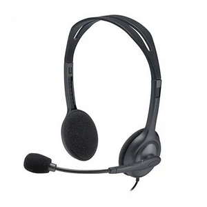 Fejhallgató LOGITECH mikrofonnal, vezetékes H111 fekete