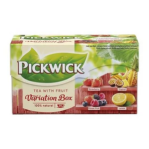 Fekete tea 20x1,5g PICKWICK Variációk eper trópusi gyümölcs erdei gyümölcs