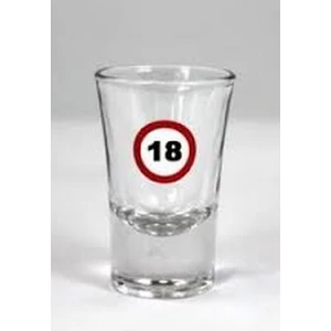 Üveg felespohár 18 Sebességkorlátozó szülinapi