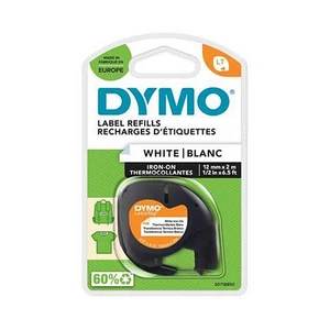Feliratozó szalag Dymo 12mmx2m DYMO S0718860 fehér-fekete Feliratozógéphez szalagok