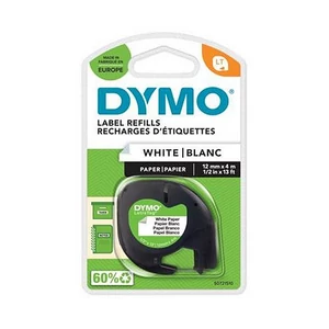 Feliratozó szalag Dymo 12mmx4m DYMO S0721500 fekete-fehér Feliratozógéphez szalagok