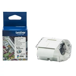 Feliratozógép szalag 50mmx5m folyamatos BROTHER  CZ-1005  fehér-színes