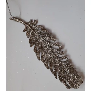 Karácsonyi 20cm toll pezsgő arany-pezsgő glitteres Dekor trend 2019/20
