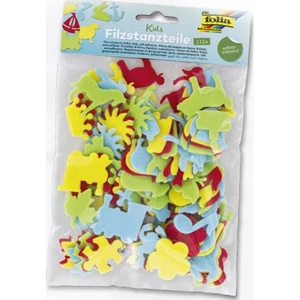 Filc anyagból figurák  Folia 4,5cm öntapadós 112db-os "gyerekek 