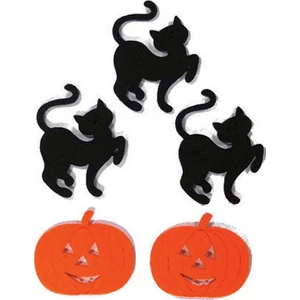Filcfigura Halloween Tök+Fekete Macska (5dbcsomag) 304