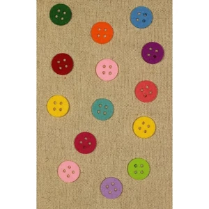 Filcfigura - Fa gomb alakú filcfigura/2,5cm / (14db/cs)