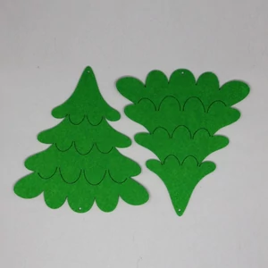 Filcfigura - fenyőfa nagy 2db/csomag