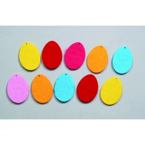 Filcfigura - mini tojás kb. 3,5cm- 10db csomag