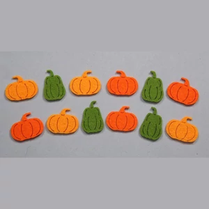 Filcfigura - Mini tök, vegyes (12db/cs)