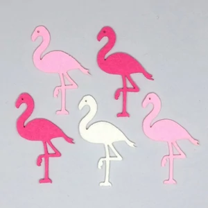 Filcfigura Flamingó vegyes színben 5db/csomag