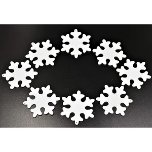Filcfigura hópehely 8 db/csomag