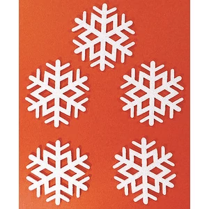 Filcfigura - norvég hópehely kb. 6cm- 5db csomag Karácsony