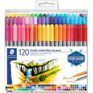 Filckészlet 120 Staedtler Design Journey kétvégű 120színű készlet Írószerek STAEDTLER 3200 TB120