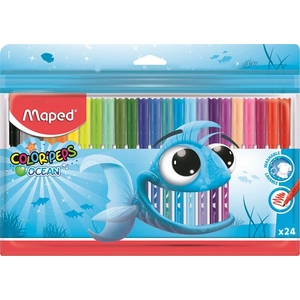 Filckészlet 24 Maped ColorPeps Ocean 2mm-es kimosható 24színű készlet Írószerek MAPED 845722