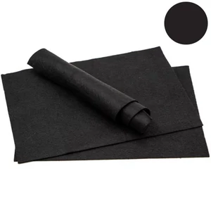 Filclap 40x50cm 3mm fekete