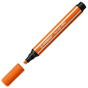 Filctoll 1-5mm Stabilo ns vágott hegy, Pen 68 MAX sötét narancssárga