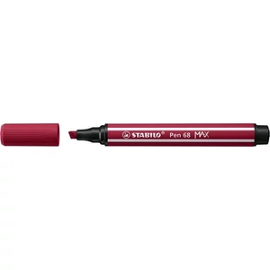Filctoll 1-5mm Stabilo vágott hegy, Pen 68 MAX, bordó TST76819