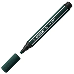 Filctoll 1-5mm Stabilo vágott hegy, Pen 68 MAX, földzöld TST76863