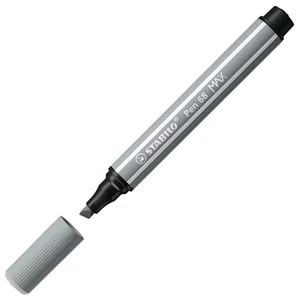 Filctoll 1-5mm Stabilo vágott hegy, Pen 68 MAX, középszürke TST76895