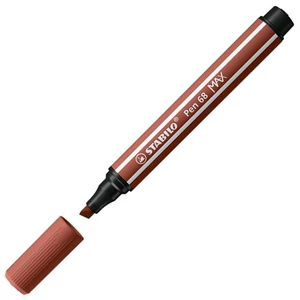 Filctoll 1-5mm Stabilo vágott hegy, Pen 68 MAX, vörösbarna TST76875