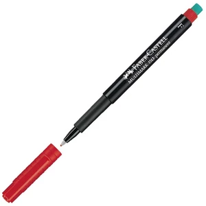 Faber-Castell alkoholos filc 1513 F fóliaíró filc, 0,6mm piros 151321